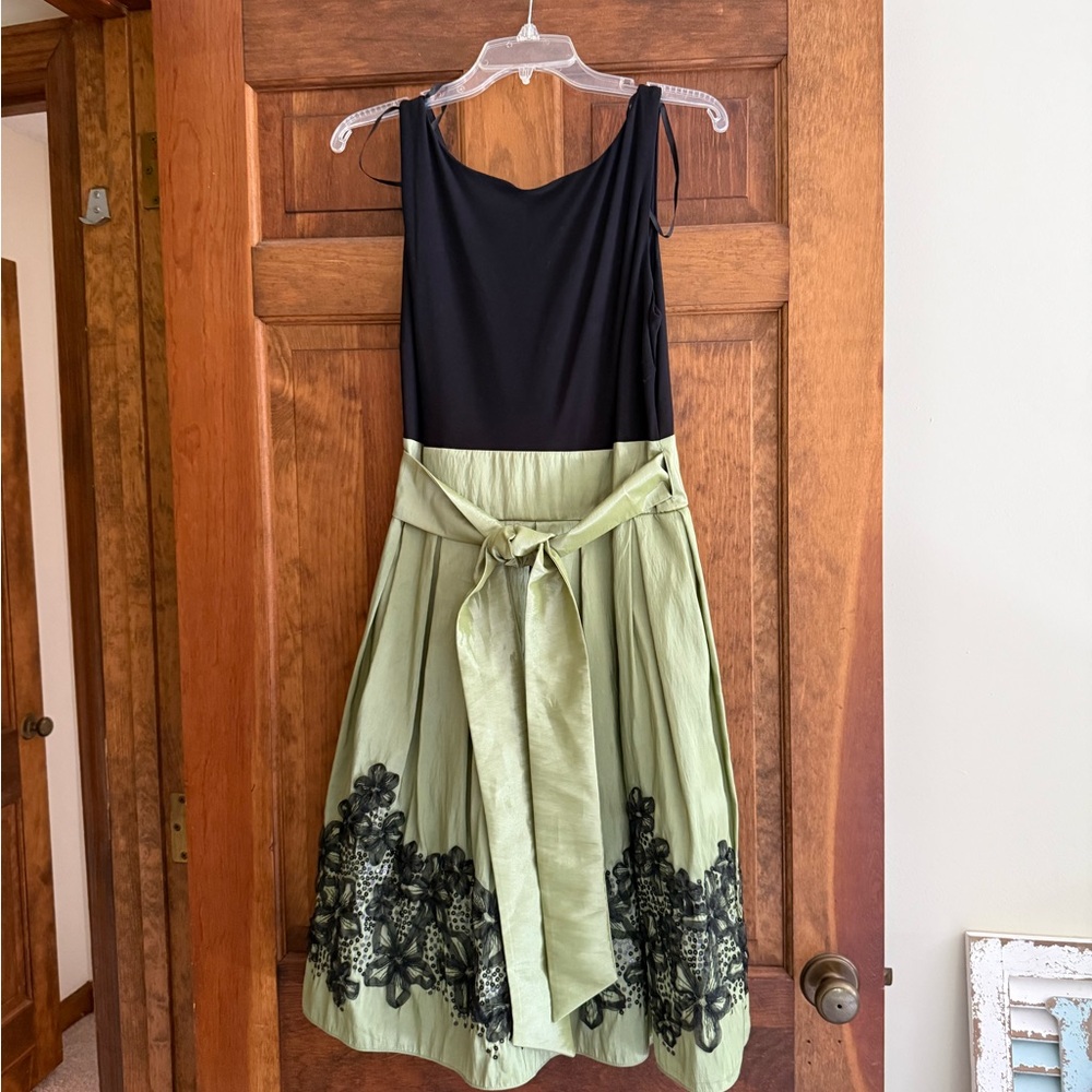 S.L. Fashions Elegant Black Dress